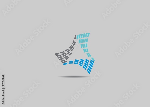 cube technology digital symbol vector logo
