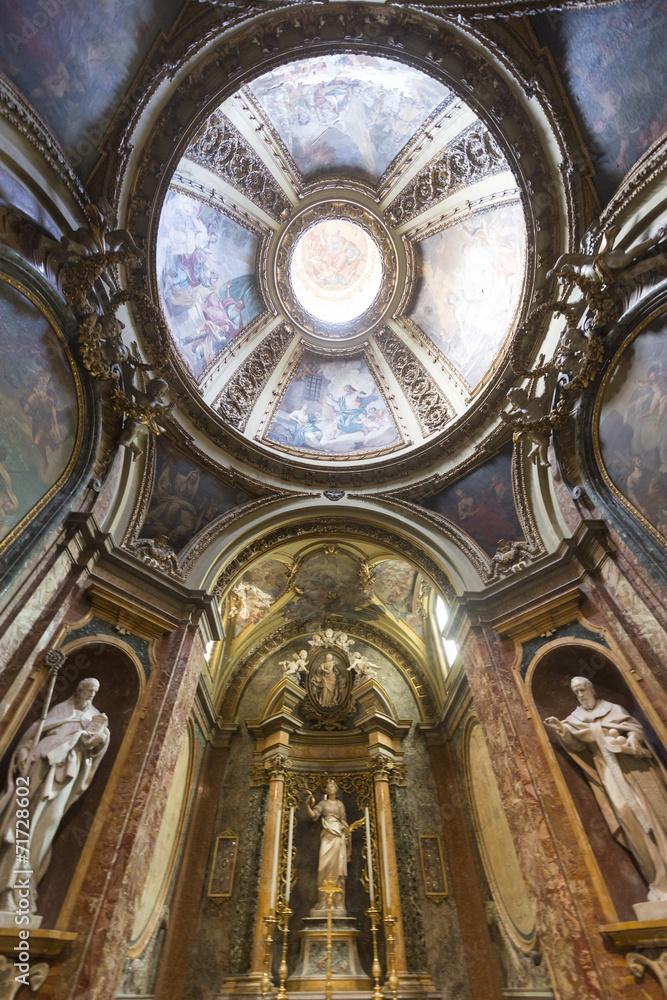 Rieti (Italy), cathedral interior