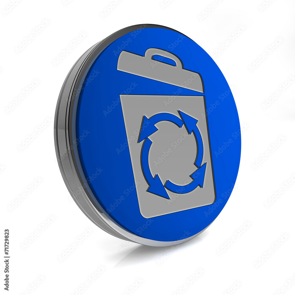 recycle circular icon on white background recycle circular icon on white background