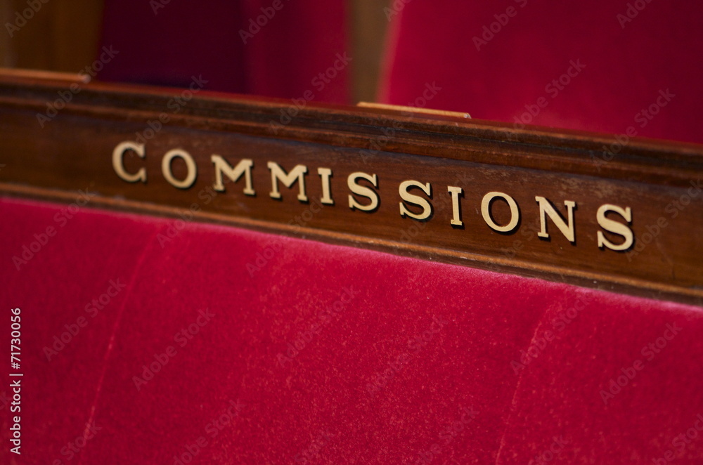 Naklejka premium Assemblée nationale intérieur - Paris