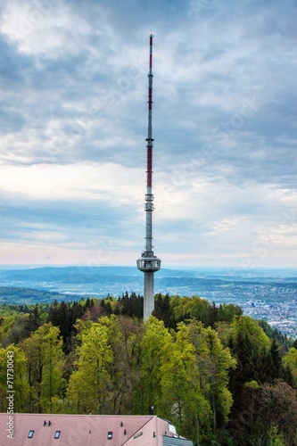 Radio tower at Uetliberg mountain