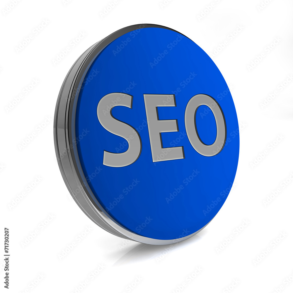 Seo circular icon on white background Seo circular icon on white background