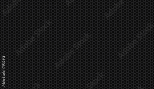 Seamless black honeycomb background