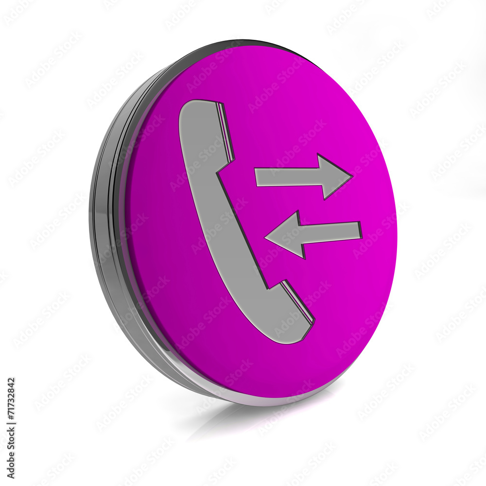 calls circular icon on white background calls circular icon on white background