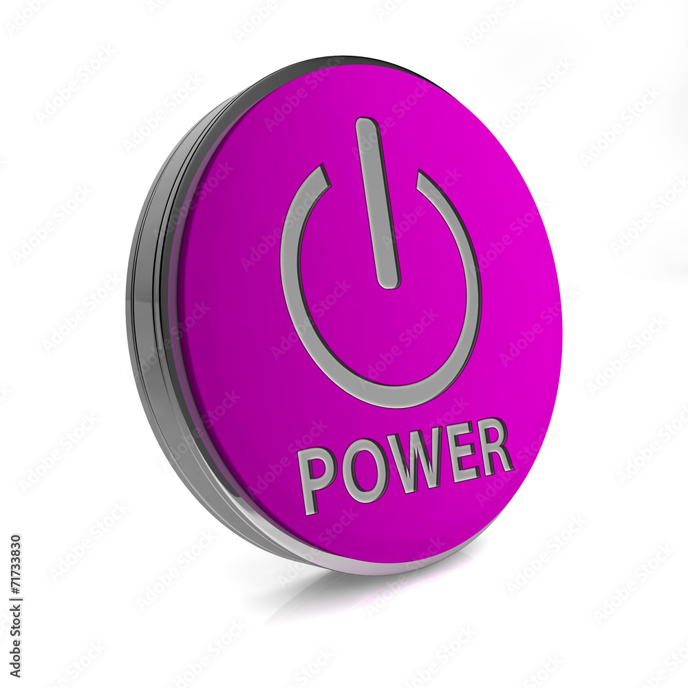 power circular icon on white background power circular icon on white background