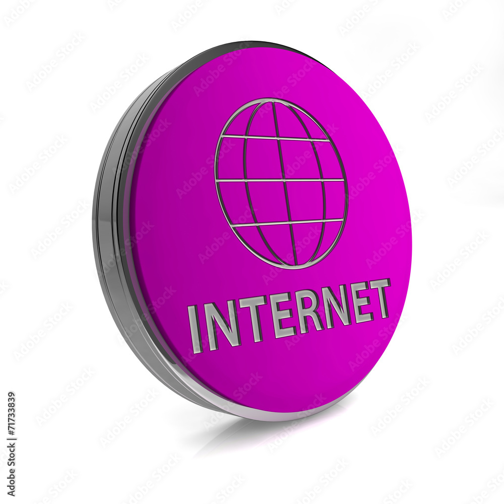inernet circular icon on white background inernet circular icon on white background