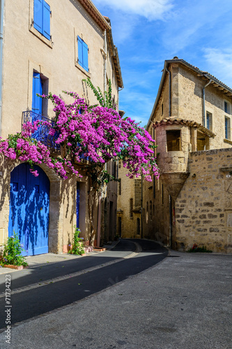 A street corner historical center of Pezenas, Languedoc, France © 7horses