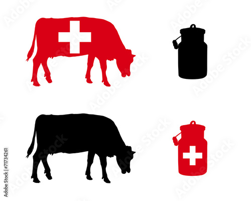 Schweizer Milchkuh