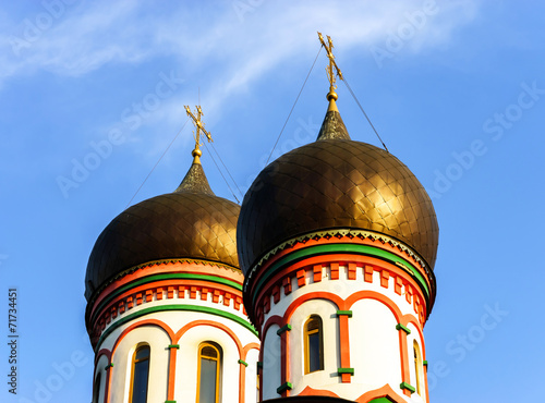 Orthodox church domes in Moscow, Russia