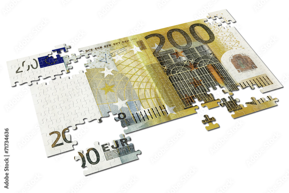 Euro Puzzle_200 - obrazy, fototapety, plakaty 