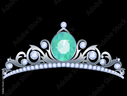 Silver tiara