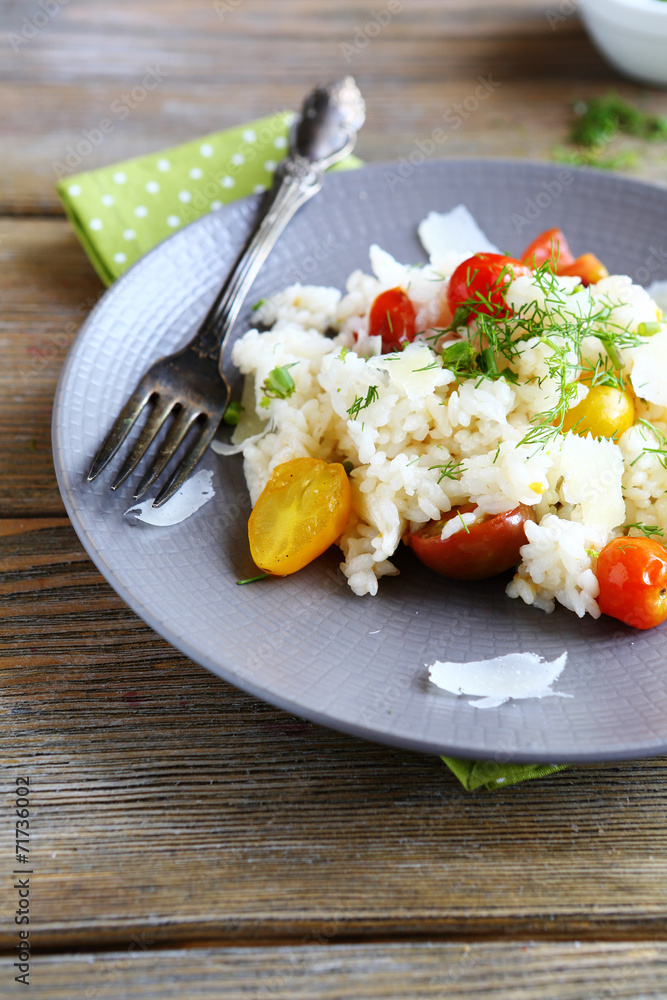 rice with parmesan cheese and tomatoes rice with parmesan cheese and tomatoes