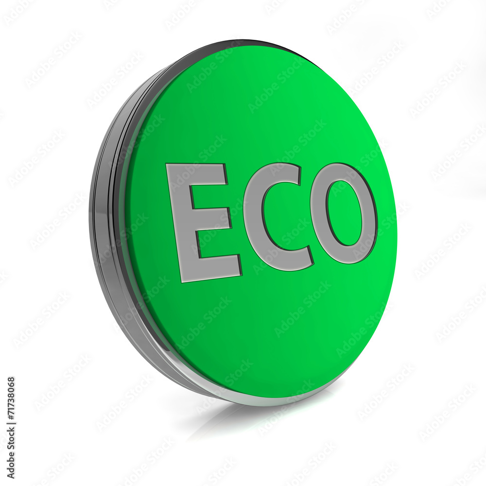 eco circular icon on white background eco circular icon on white background