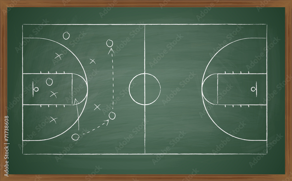 basketball court on board Stock Vector Adobe Stock