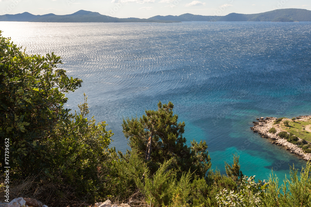 Obraz premium Côte et mer adriatique