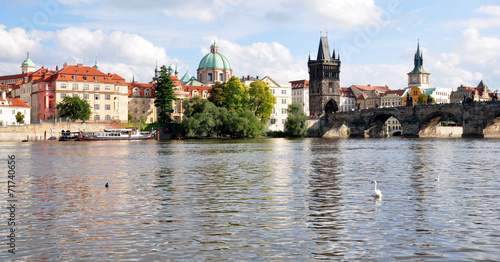 City of Prague and the Charles Bridge, Czech Republic, Europe