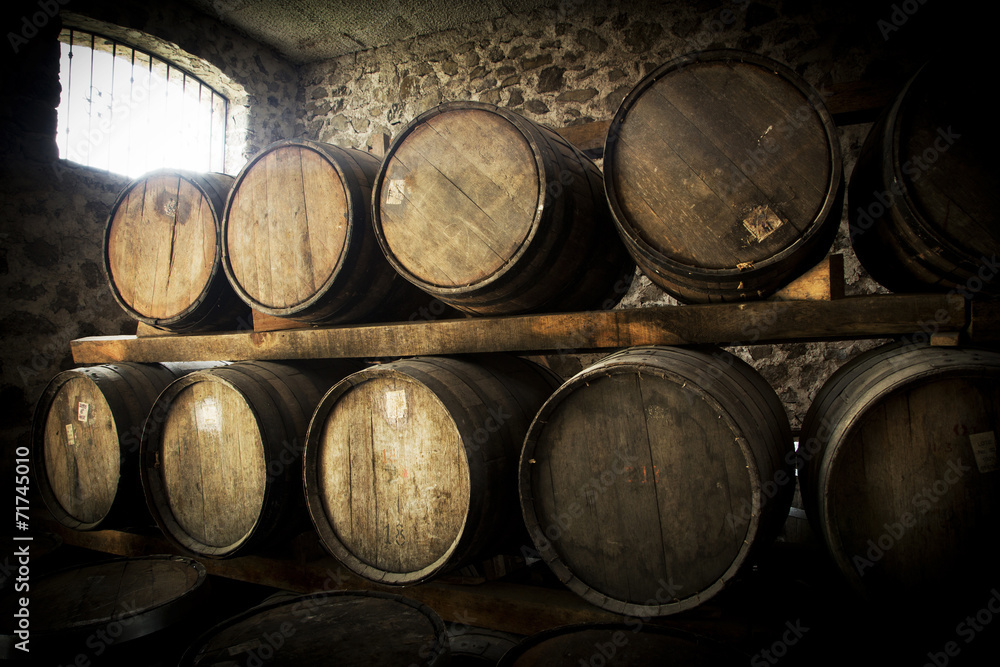 Wine barrels