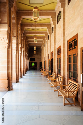 Inner view of Umaid Bhawan Palace of Rajasthan