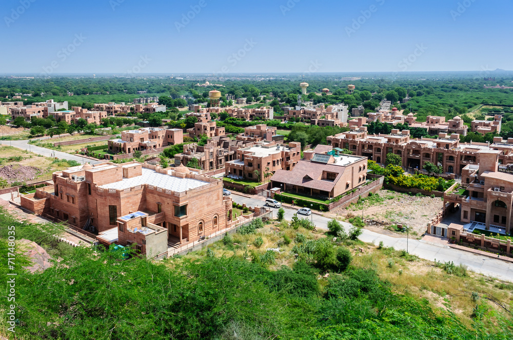 View of Jodhpur city from Umaid Bhawan