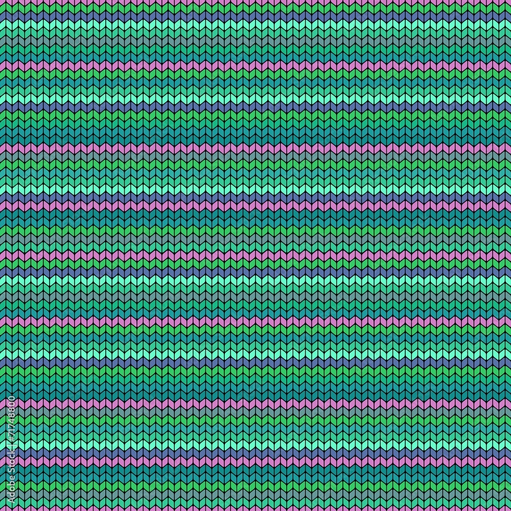 Knitted seamless pattern or background Knitted seamless pattern or background