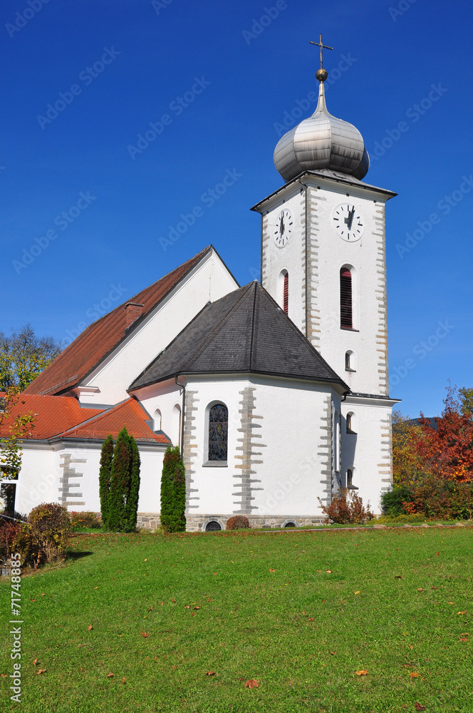 Pfarrkirche in Klaffer am Hochficht, Österreich