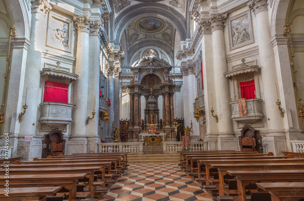 Venice -  The church Santa Maria del Rosario