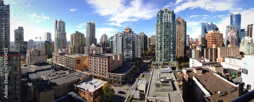 vancouver cityscape panorama photo