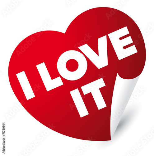 I love it logo