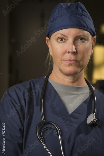 Attractive Female Doctor or...