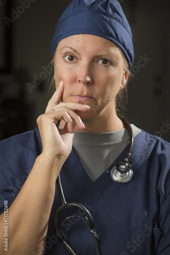 Attractive Female Doctor or...