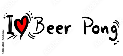Beer pong love