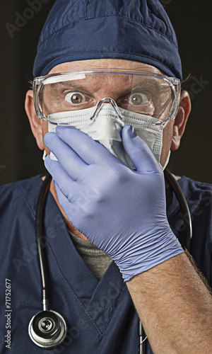 Stunned Doctor or Nurse wit...