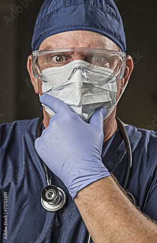Determined Looking Doctor o...
