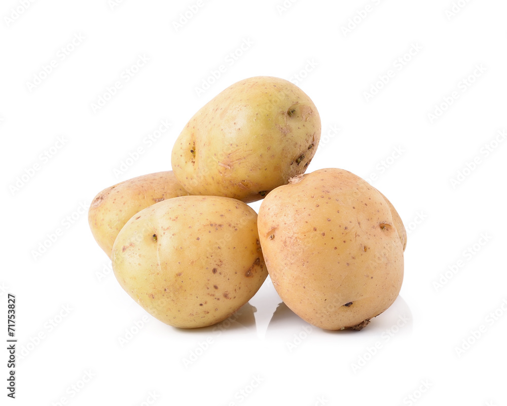 potato isolated on white background potato isolated on white background