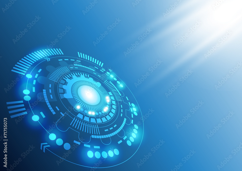 Abstract  technology concept background, vector illustration