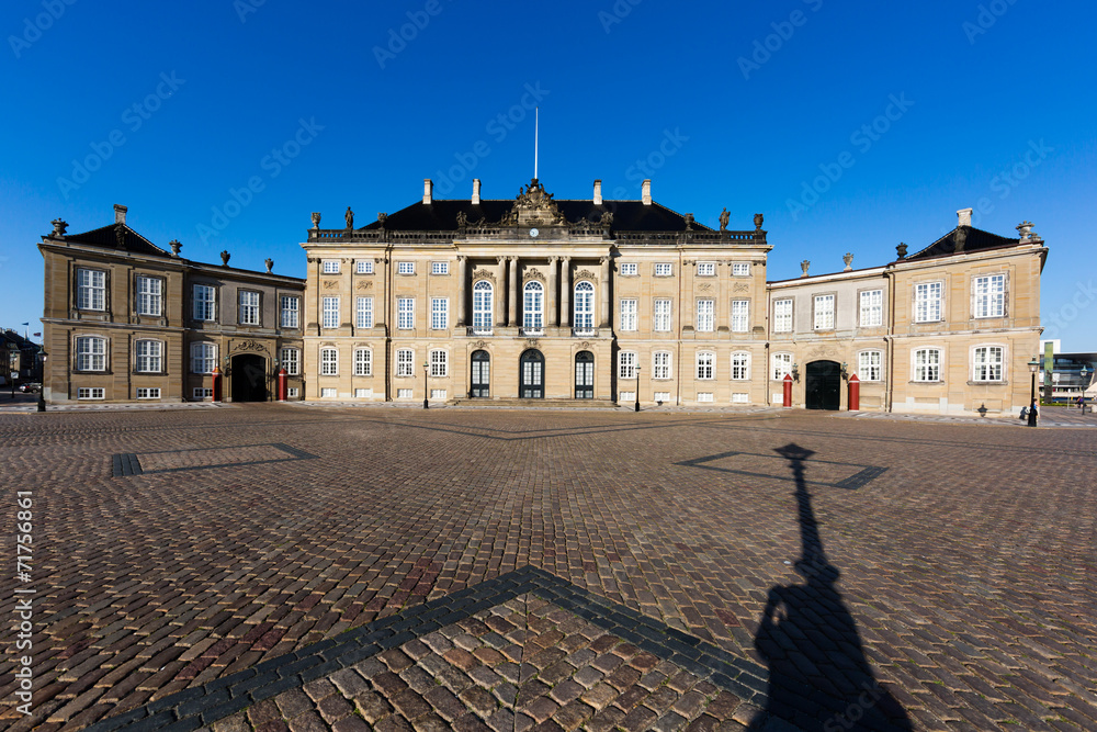 Danish Royal Castle Amalienborg