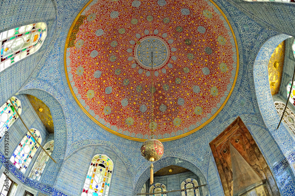 Istanbul, Turchia, palazzo Topkapi - interno