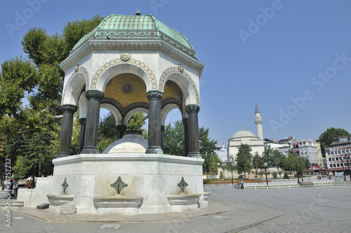 Istanbul, Turchia, piazza della Moschea Blu