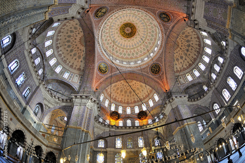 Photography Istanbul, Turchia, Moschea Yeni Cami, la cupola