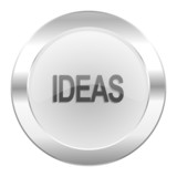 ideas chrome web icon isolated