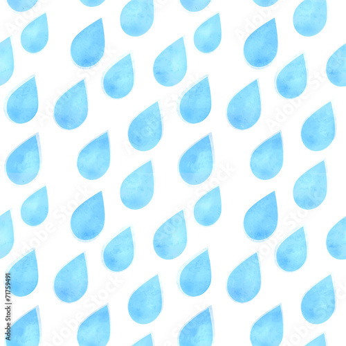 Rainy seamless background