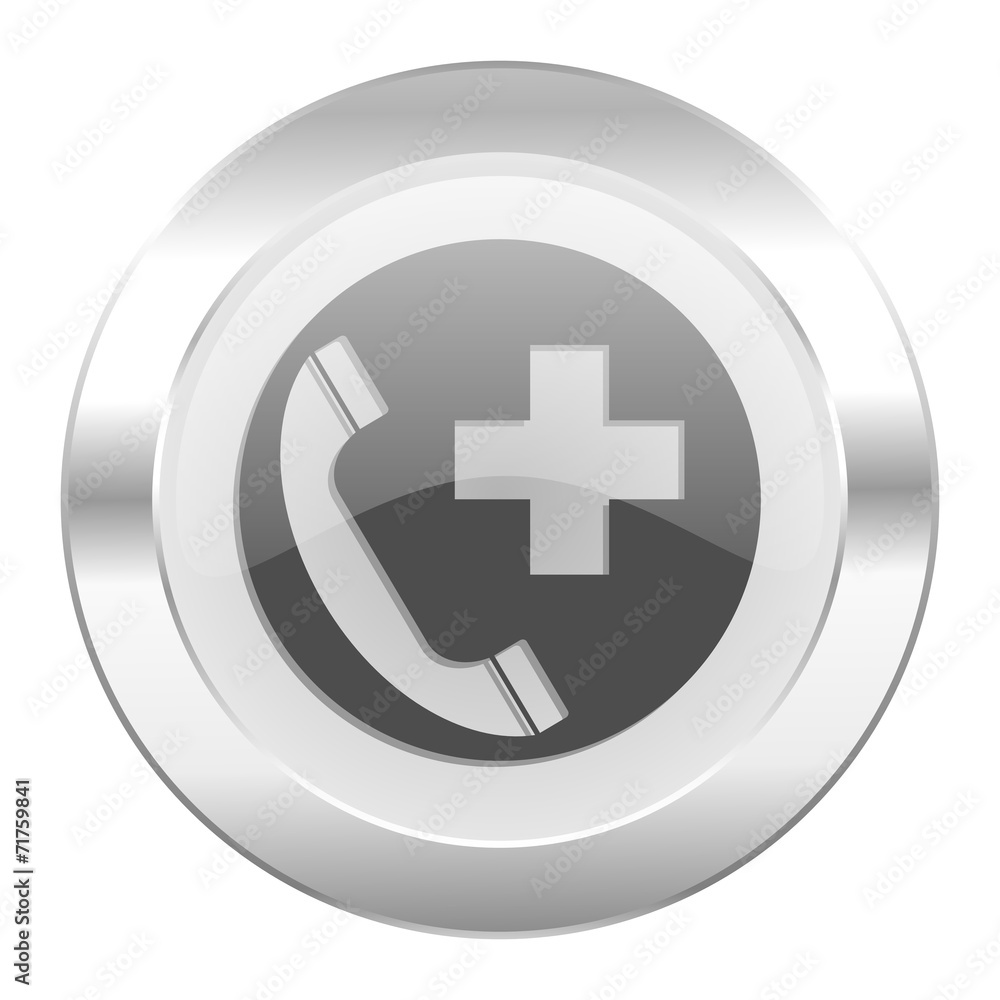 emergency call chrome web icon isolated emergency call chrome web icon isolated
