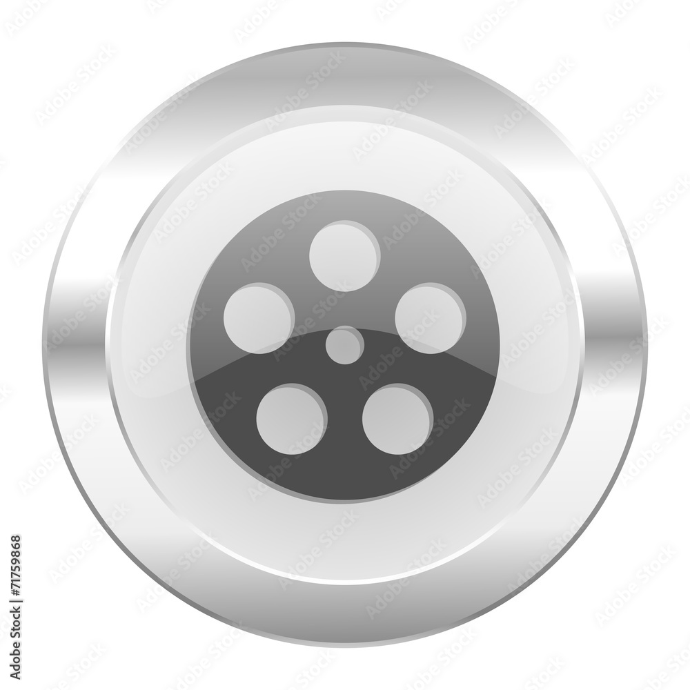 film chrome web icon isolated