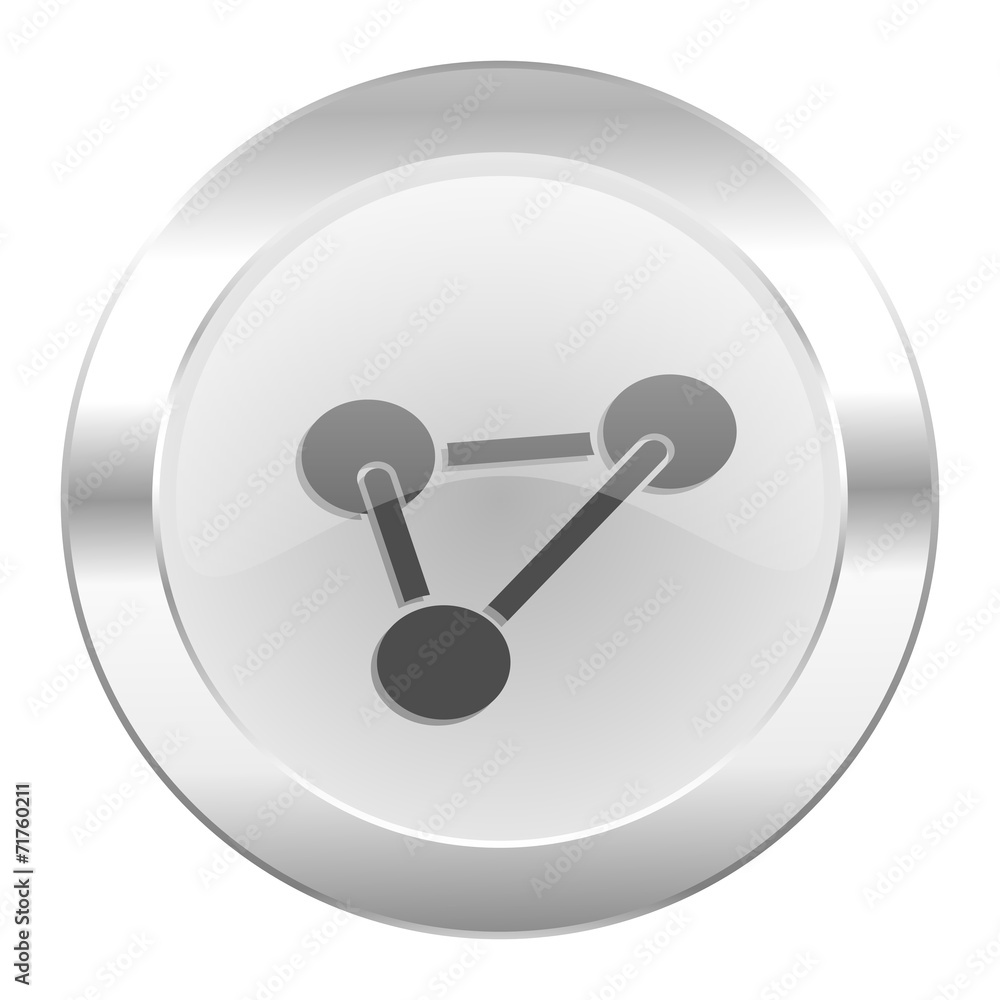 chemistry chrome web icon isolated chemistry chrome web icon isolated