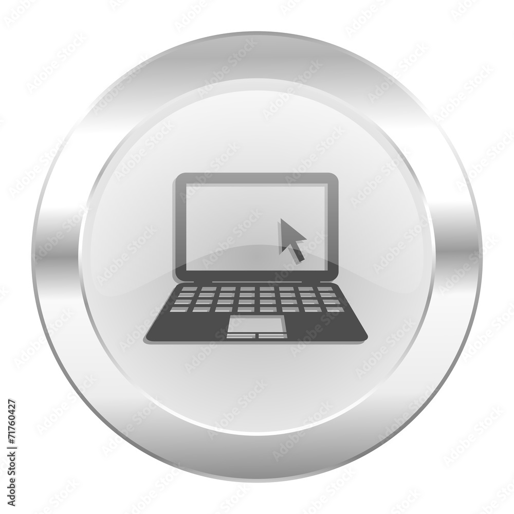 computer chrome web icon isolated computer chrome web icon isolated