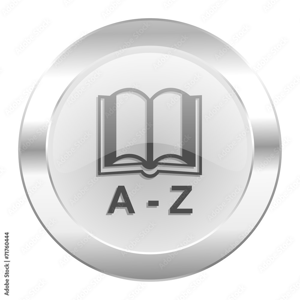 dictionary chrome web icon isolated dictionary chrome web icon isolated