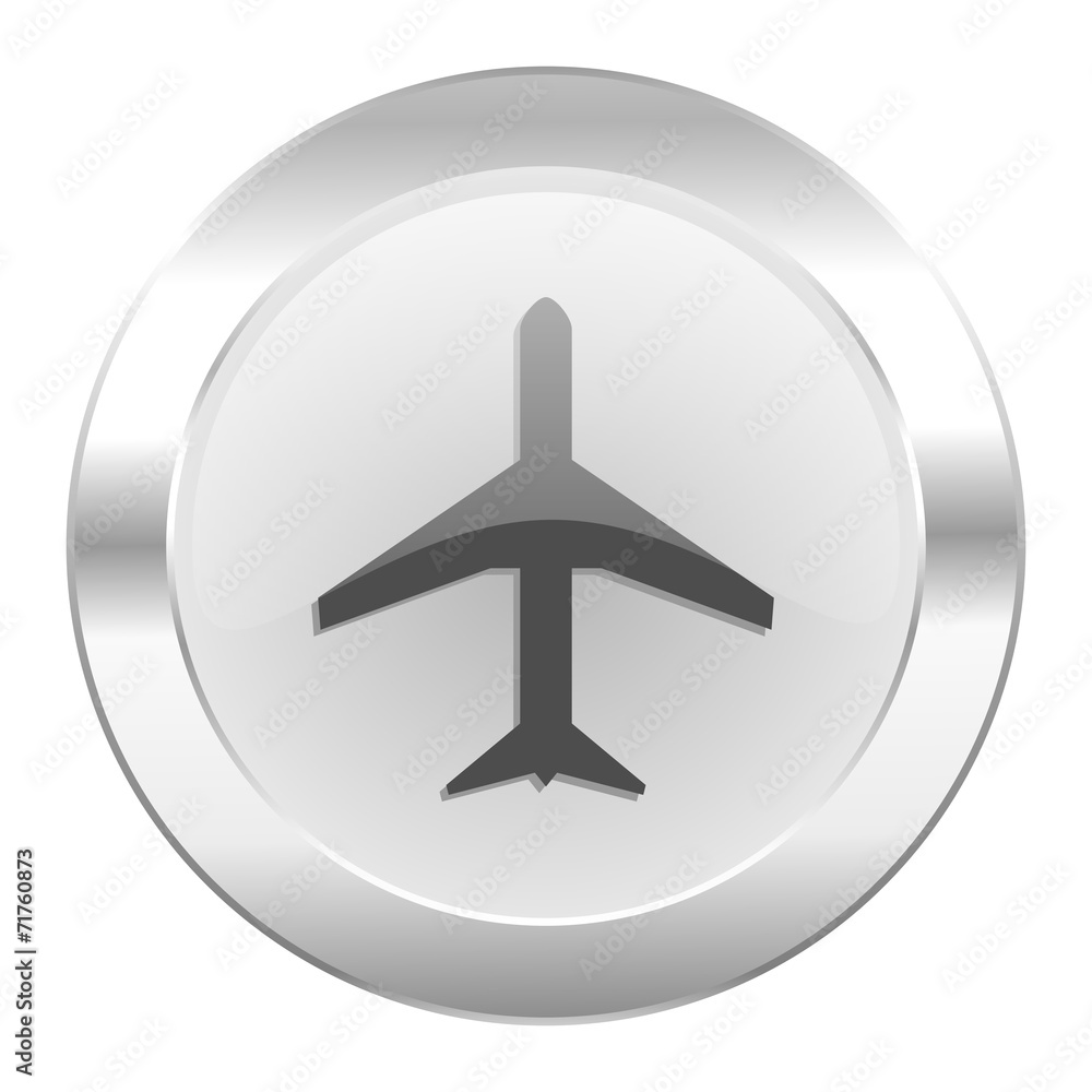 plane chrome web icon isolated
