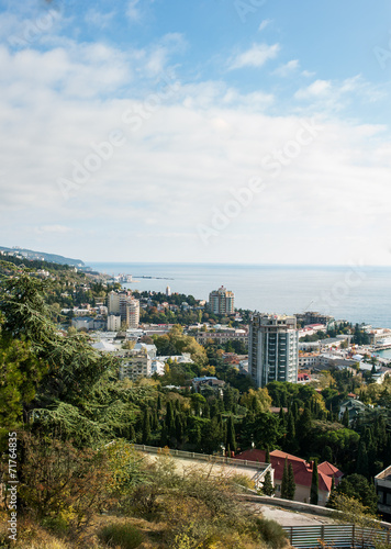 The city of Yalta. Crimea.