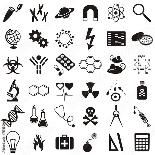 Science icons