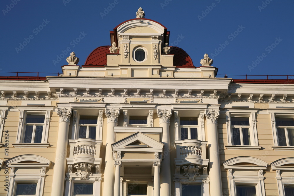Building in the center of Vilnius